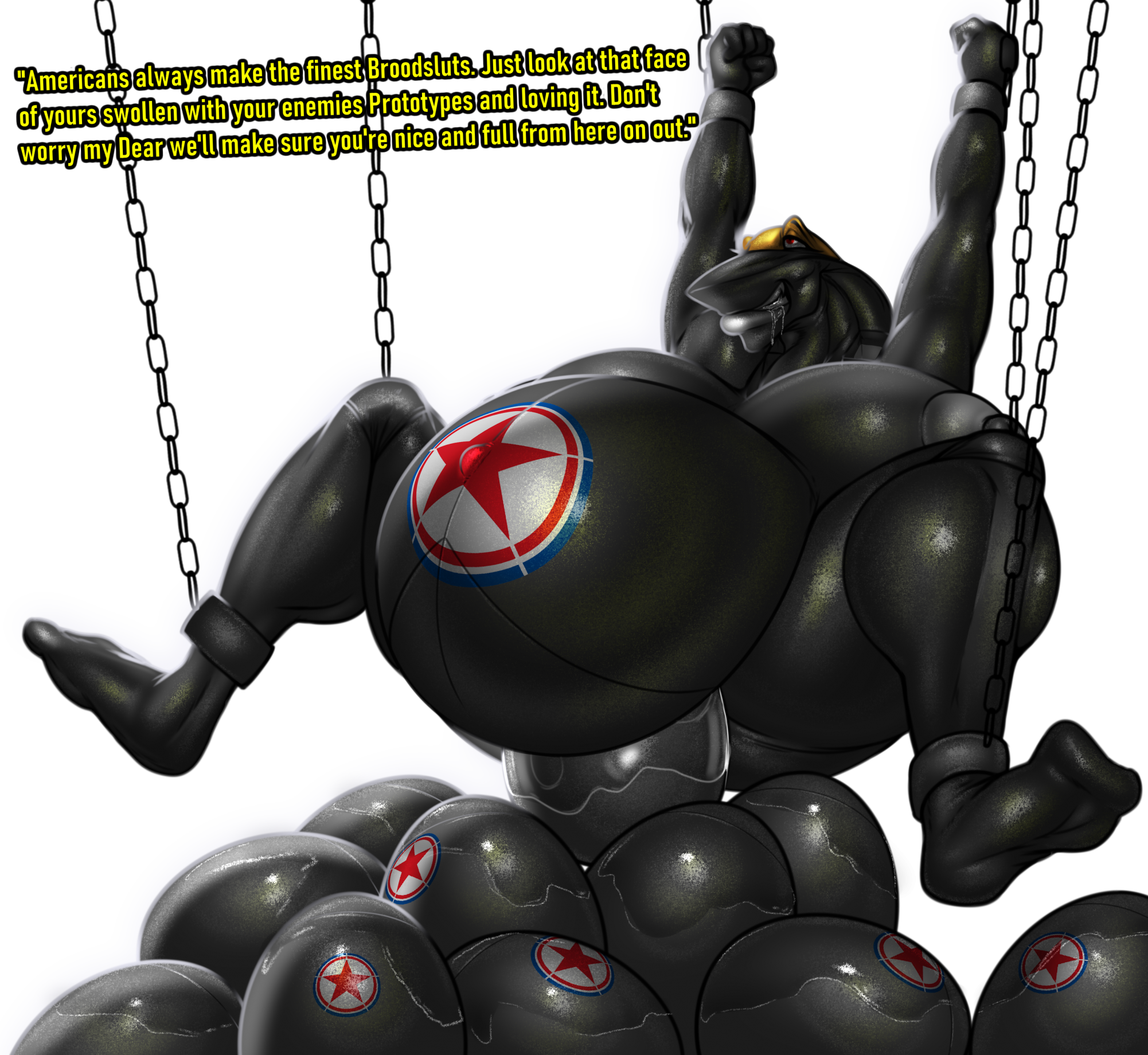 1girls, aeromorph, ahe gao, aircraft, animate inanimate, aster (tom18), big belly, bondage, breasts, breeding slave, egg, egg laying, eggs, female, female only, happy, huge belly, huge breasts, inflation, living aircraft, living machine, living vehicle, morningstarlewds, original, original character, pregnant, solo, thick thighs, tied up