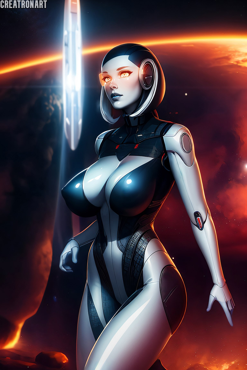 1girls ai_generated android android_girl big_breasts bioware boobs breasts bust busty chest creatronart curvaceous curvy curvy_figure edi electronic_arts female female_focus gynoid hips hourglass_figure huge_breasts humanoid large_breasts legs light_skin lips machine machine_girl mass_effect mature mature_female robot robot_girl robot_humanoid slim_waist solo thick thick_legs thick_thighs thighs tits voluptuous waist wide_hips