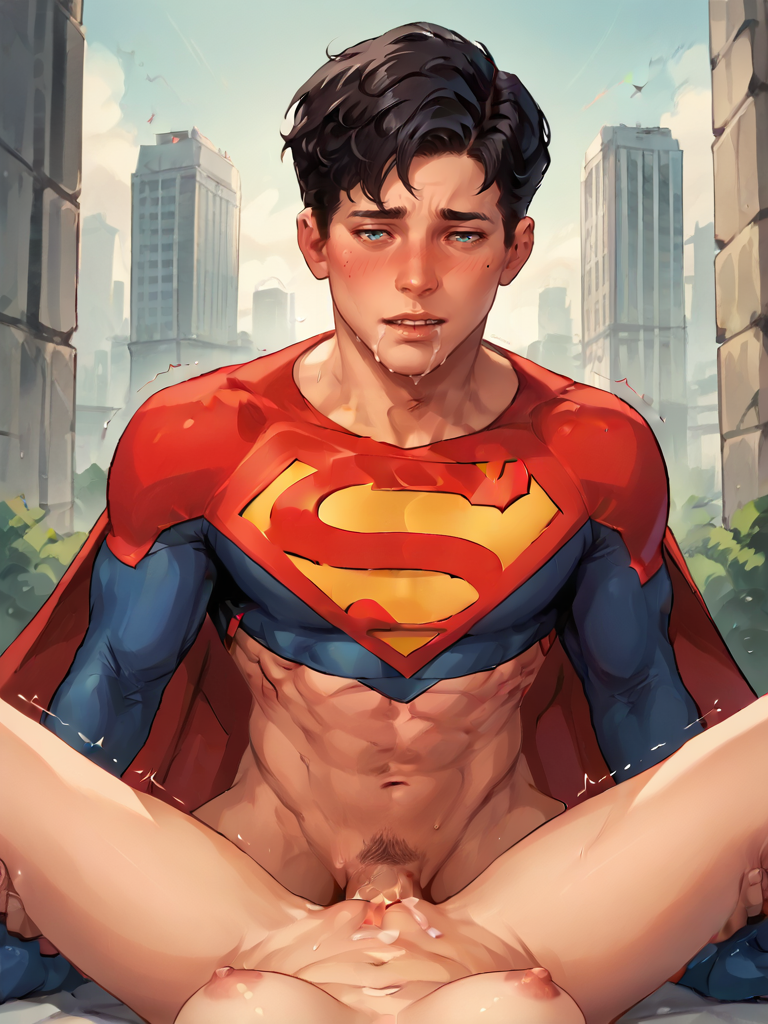 1boy 1girls abs ai_generated alpha_male biceps bisexual_male black_hair blue_eyes blushing bottomless_male breasts cheating_boyfriend cum cum_inside cum_on_body dc dc_comics drooling female female_pov gay_with_woman handsome_man hetero_sex himbo jock jon-el jonathan_kent male male_focus male_penetrating_female muscular_male ntr orgasm partially_clothed penis_in_pussy pleasure_face public_sex six_pack spread_legs stud superboy superboy_(jonathan_kent) superhero superman superman_(jonathan_kent) vaginal_penetration xammile