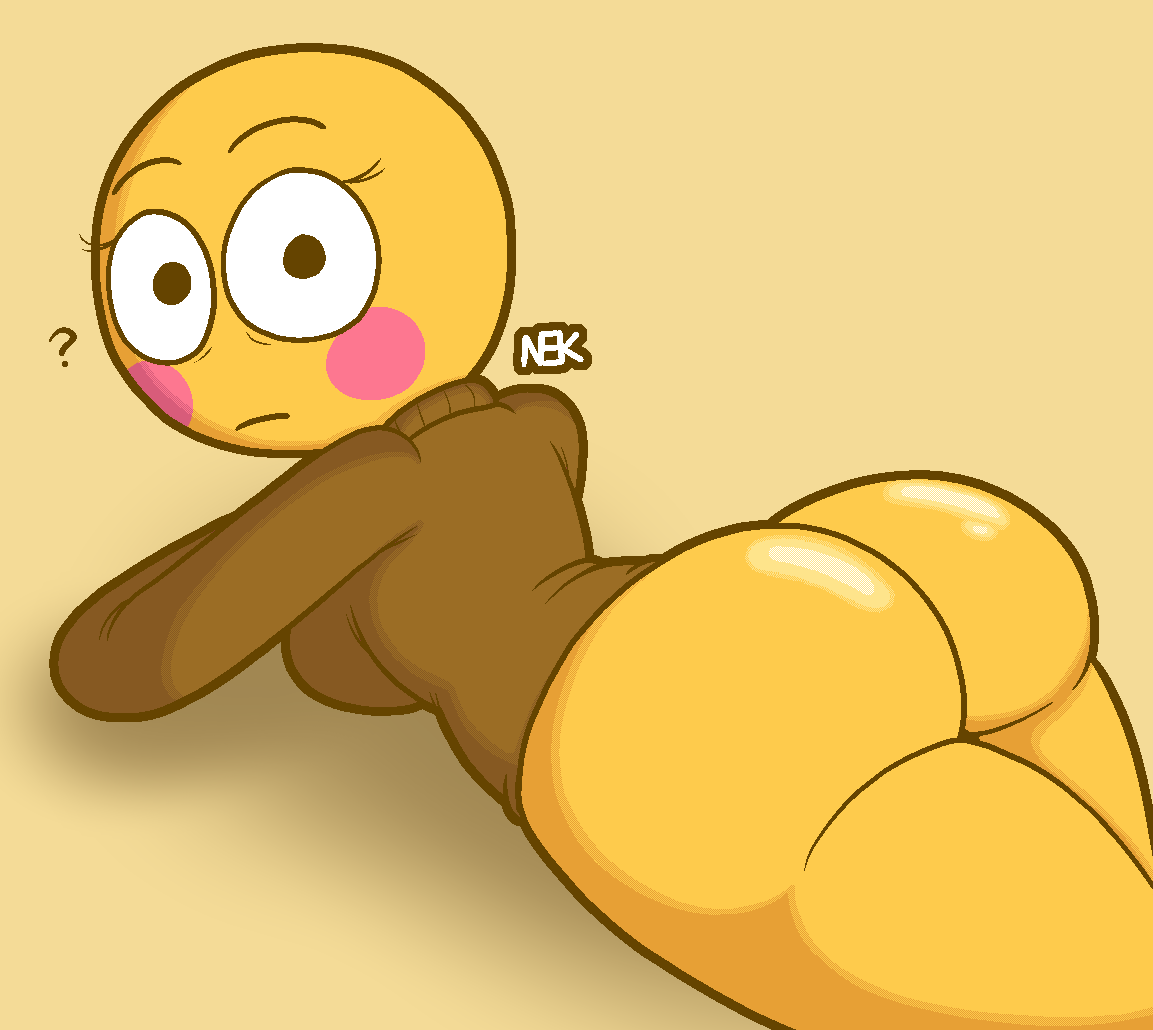 1girl 1girls 2020 2020s ? anthrofied artist_name artist_signature ass background badguynek bald bald_female big_ass big_butt blush blushed blushing_at_viewer blushing_emoji breasts butt embarrassed embarrassed_naked_female embarrassed_nude_female emoji_(race) enf eyelashes fat_ass fat_butt female female_focus female_only flush flushed functionally_naked functionally_naked_female functionally_nude functionally_nude_female looking_at_viewer looking_back naked naked_female nude nude_female partially_clothed partially_clothed_female partially_nude simple_background solo solo_female solo_focus sweater thick_ass thick_thighs yellow_body yellow_skin