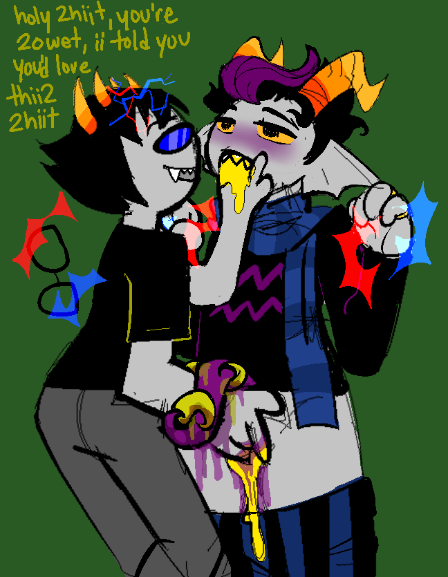 2boys cuntboy cuntboy_sans_balls dialogue diphallia diphallism drugged duo duo_focus eridan_ampora fingering gay herm hermaphrodite homestuck intersex male male_focus male_only maleherm multi_genitalia multi_penis penis pussy sollux_captor strilalonder strilonder tagme tentacle_penis text unusual_anatomy unusual_bodily_fluids unusual_penis vaginal_fingering vaginal_penetration yaoi