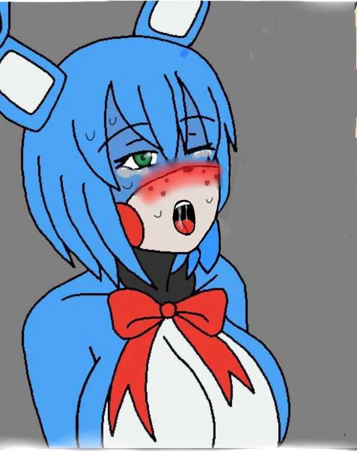 1girls five_nights_at_freddy's five_nights_at_freddy's_2 five_nights_in_anime shinagawasama solo toy_bonnie_(fnaf)