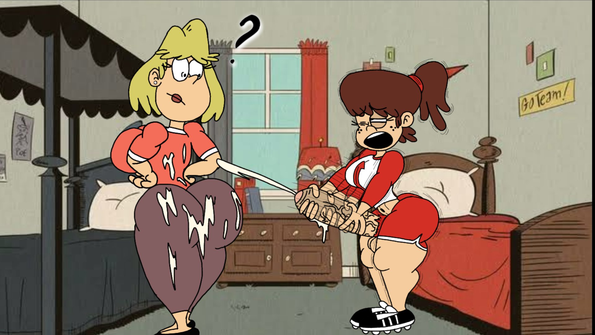 Lynn Loud in a provocative pose
