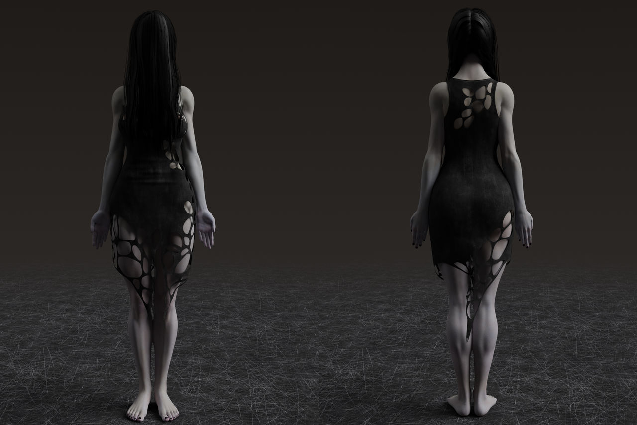 1girls, 3d, ass, big ass, big breasts, boobs, breasts, bust, busty, chest, curvaceous, curvy, curvy figure, female, female focus, hips, hourglass figure, legs, light skin, light-skinned female, lips, mature, mature female, pale skin, pale-skinned female, plague of humanity (artist), slim waist, the ring, thick, thick hips, thick legs, thick thighs, thighs, tits, waist, wide hips, yamamura sadako