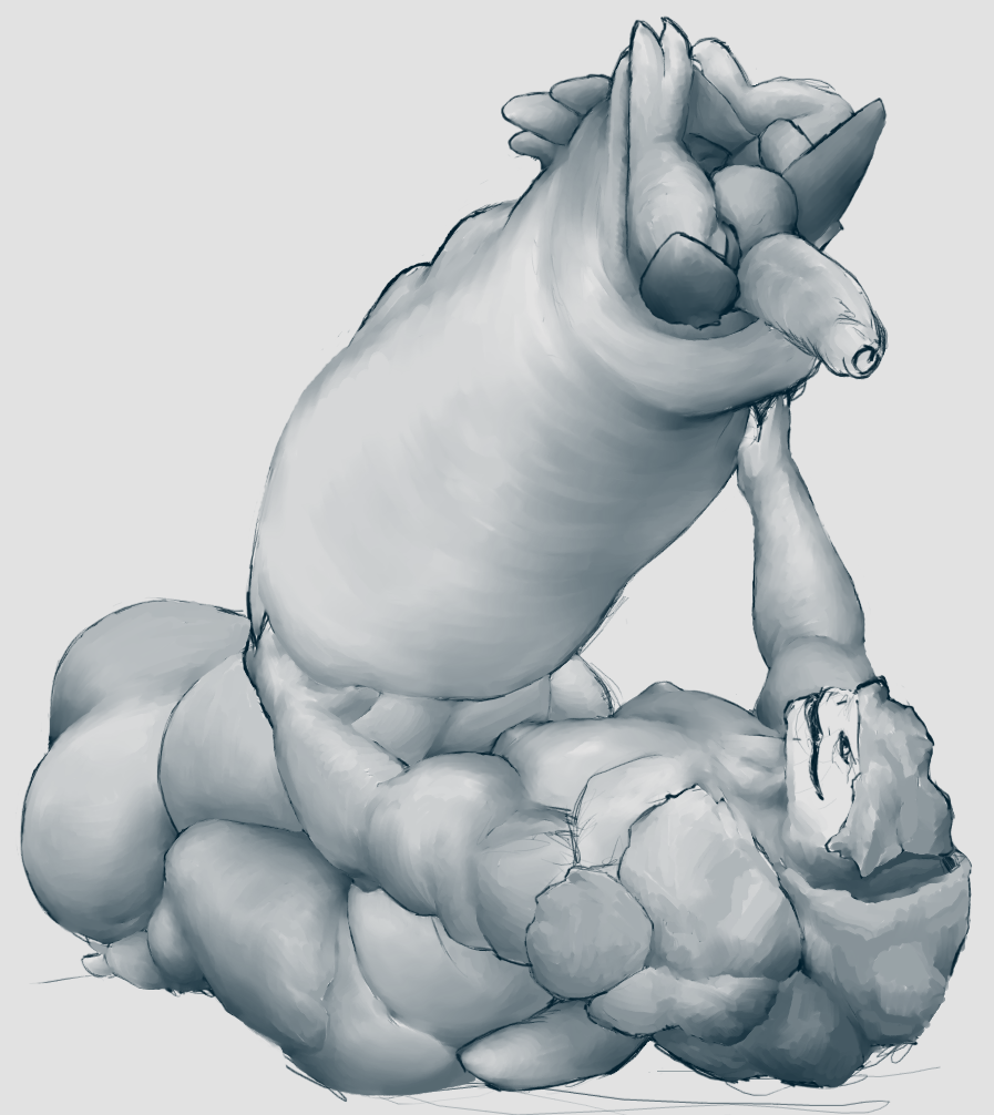 2_toes alien anthro balls big_balls big_penis bulge cock_vore duo feet foreskin genitals halo_(series) huge_balls huge_cock humanoid hyper hyper_balls hyper_genitalia hyper_penis knot krogan lying male male/male male_pred male_prey mass_effect microsoft moobs muscular on_back pecs penile penis quad_balls sangheili scales scales_on_shoulder size_difference slightly_chubby small_tail tail toes verdrusk vore xbox_game_studios