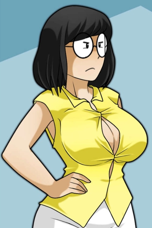 1girl 1girls angry angry_face big_boobs big_breasts big_tits black_hair boobs breasts breasts_focus busty busty_female female female_only glasses hiroko_(living_with_hipstergirl_and_gamergirl) huge_boobs huge_breasts huge_tits jago_dibuja large_boobs large_breasts living_with_hipstergirl_and_gamergirl mommy tight_clothing tits