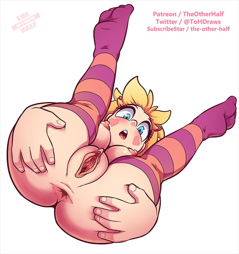 anus, ass, ass grab, blonde hair, blue eyes, breasts, disney, disney channel, disney xd, female, female focus, female only, nipples, pussy, star butterfly, star vs the forces of evil, the other half, thighhighs