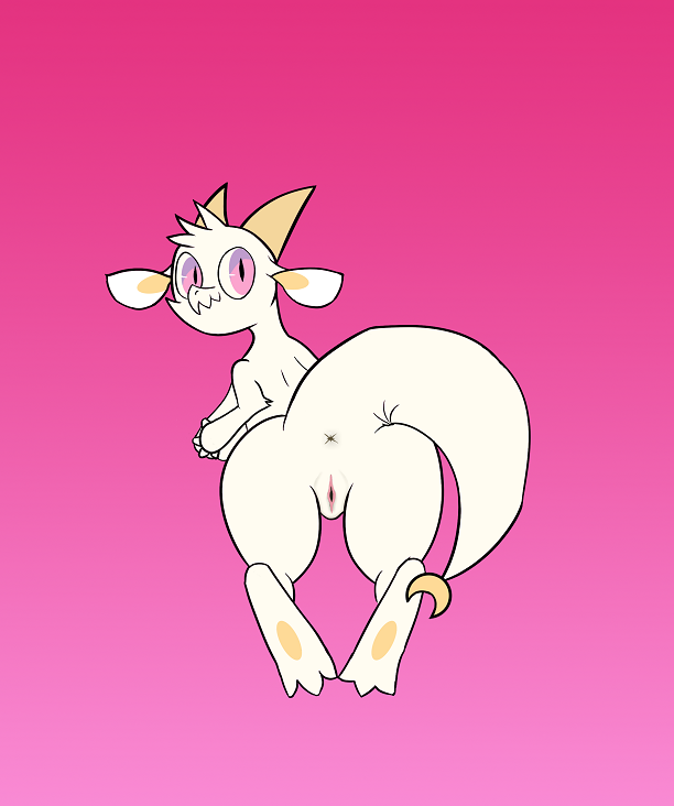 ambiguous_gender anthro bode_fuceta bovid caprine chikn_nuggit dragon female feral fwench_fwy_(chikn_nuggit) genitals goat mammal pussy solo thick_thighs