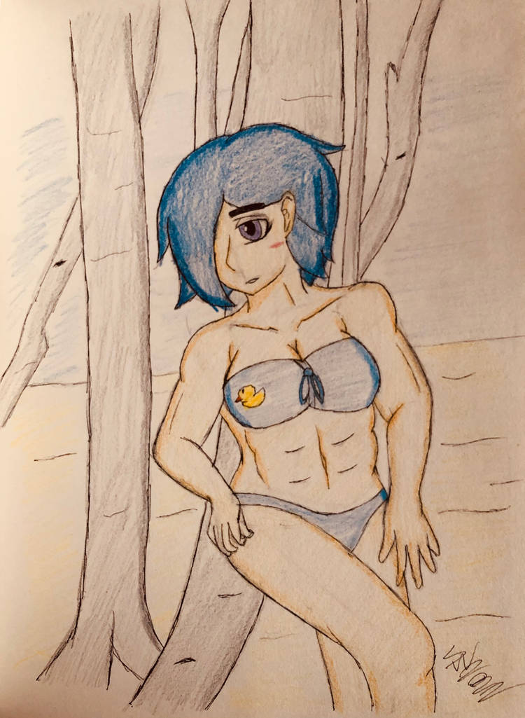 beach bikini fit fit_female glitch_productions realdwofficial smg4 solo solo_female tari_(smg4)