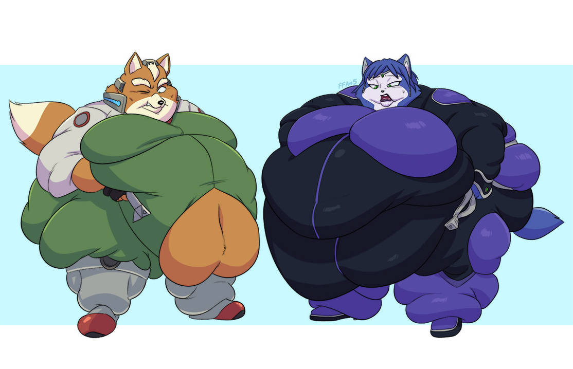 1boy 1boy1girl 1girls bbw belly_overhang belt belt_snapping bhm blue_fur blue_outfit brown_fur commission fat fat_arms fat_ass fat_belly fat_breasts fat_face fat_legs female ffa5 fox fox_ears fox_mccloud fox_tail green_outfit huge_ass huge_belly huge_breasts krystal male male/female moobs morbidly_obese morbidly_obese_female morbidly_obese_male nintendo obese obese_female obese_male overweight overweight_female overweight_male ssbbw ssbhm star_fox straining straining_belt stretched_clothes stretched_clothing struggling struggling_to_fit tearing_clothes tight_clothing weight_gain