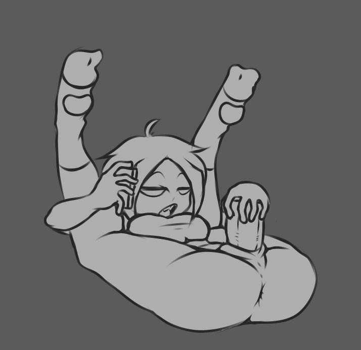 1girls, anus, ass, big ass, big dildo, black and white, breasts, dildo, dildo in pussy, dildo insertion, feet, feet up, female, female masturbation, masturbation, monochrome, nene (newgrounds), newgrounds, no pupils, oofts, phone, pico's school, pupilless eyes, pussy, sex toy, sketch, smartphone, talking on phone, vaginal