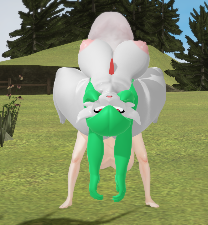 1futa 1girls 3d batsuichide_nakimushina_otonarisan black_hair crossover crybabyfuta erect_penis erection eyes_rolling_back forest futanari gardevoir generation_3_pokemon green_hair heart-shaped_pupils heat huge_ass huge_breasts huge_cock hyper interspecies koikatsu limp my_divorced_crybaby_neighbour ochiai_san pokemon pokemon_(species) pokephilia rape rough_sex sex smiling stomach_bulge tagme vaginal_penetration yellow_hair