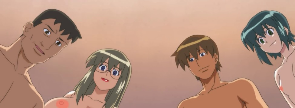 2boys 2girls anime_screencap big_breasts breasts donburi_kazoku fingers_in_pussy glasses like_mother_like_daughter milf nipples nude nude_female nude_male nudity ova rio_(donburi_kazoku) screencap screenshot stitched yukiko_(donburi_kazoku)