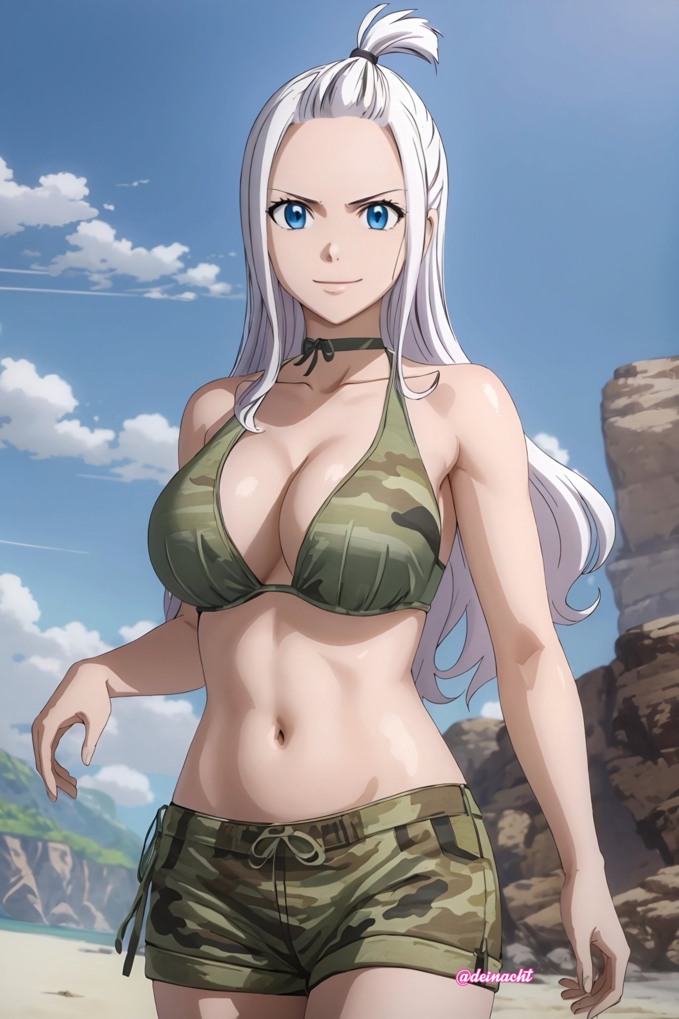 1girls, ai generated, alternate costume, breasts, fairy tail, female, female only, mirajane strauss, nai diffusion, solo, stable diffusion, tagme, white hair, white skin, white-haired female