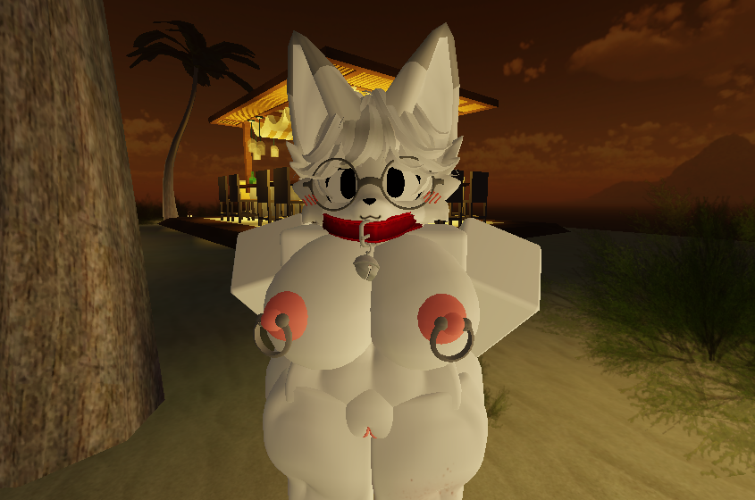 3d, 3d (artwork), ass, big ass, big breasts, big butt, breasts, cute, female, furry, pussy, roblox, roblox avatar, solo, solo female, straight, vagina