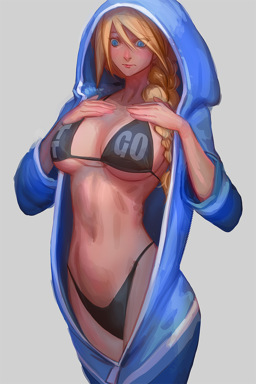 bikini, clothing, cute, davecavedraws, disney, disney princess, elsa (frozen), female, frozen (film), onesie, small breasts, swimsuit, text
