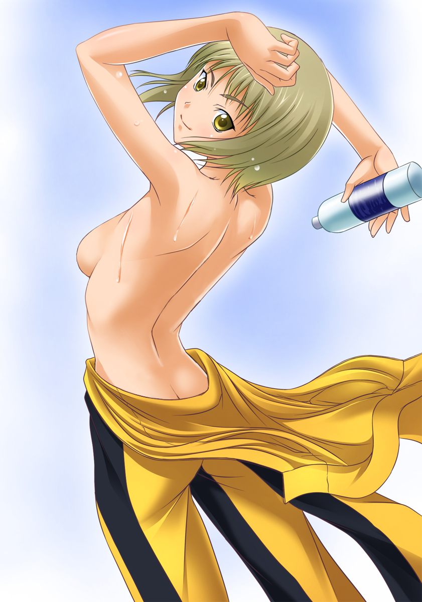 breasts female female_only human pale_skin pao-lin_huang solo standing tagme tiger_and_bunny topless