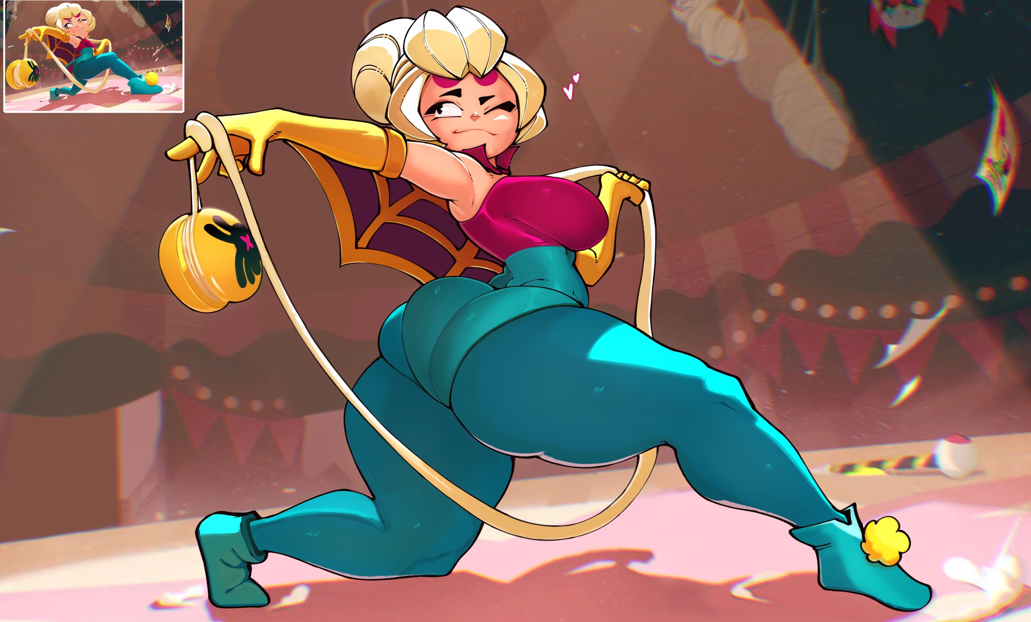 1girls, 2023, ass, big ass, big breasts, big butt, blonde hair, brawl stars, breasts, bubble ass, bubble butt, busty, charlie (brawl stars), clothed, clothed female, clothing, curvaceous, curvy, curvy body, curvy female, curvy figure, curvy hips, fat ass, female, female focus, female only, fully clothed, fully clothed female, gloves, huge ass, huge breasts, huge butt, jacksito (artist), large ass, large breasts, large butt, light skin, light-skinned female, long gloves, long hair, looking up, makeup, slim waist, solo, solo female, solo focus, supercell, thick ass, thick thighs, voluptuous, voluptuous female, wide hips