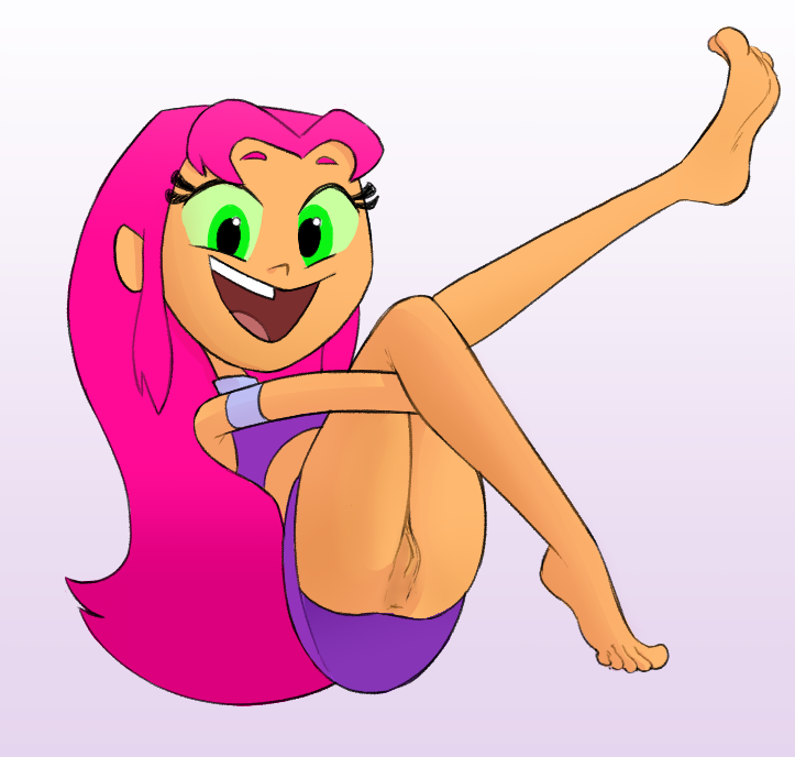 1girls alien alien_girl alien_humanoid barefoot bottomless cartoon_network crossed_legs dc dc_comics feet female green_eyes koriand'r long_hair long_hair_female looking_at_viewer mannysdirt miniskirt no_panties no_shoes no_underwear one_leg_up open_mouth orange_skin pink_hair pussy shaved_pussy shirt skirt small_skirt smile smiling smiling_at_viewer solo solo_female solo_focus starfire superhero superheroine tagme teen_titans teen_titans_go