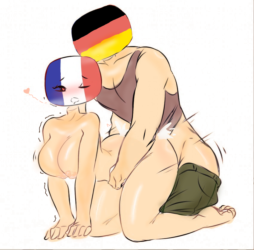 countryhumans countryhumans_edit countryhumans_girl cum edit flawsystyle france france_(countryhumans) germany germany_(countryhumans) sex tagme