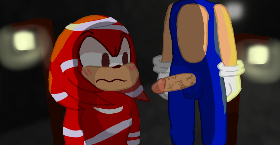 2boys blue_body dick echidna furry furry_only gay hedgehog knuckles_the_echidna male male_only penis penis_out pyonc red_body sega simple_eyes sonic.exe sonic.exe_(character) sonic.exe_(creepypasta) sonic.exe_(series) sonic.exe_the_disaster sonic_the_hedgehog