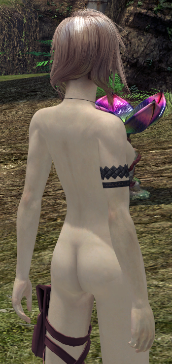 ass devonsniegowski94 eclair_farron female final_fantasy final_fantasy_xiii naked nude