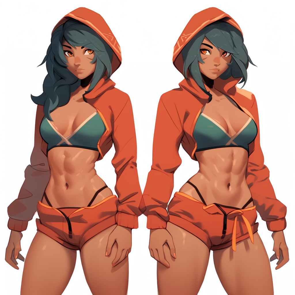 abs aliya aliyas_ascent bikini bra breasts bridgeworld fit_female game hooded magic panty tail treasuredao