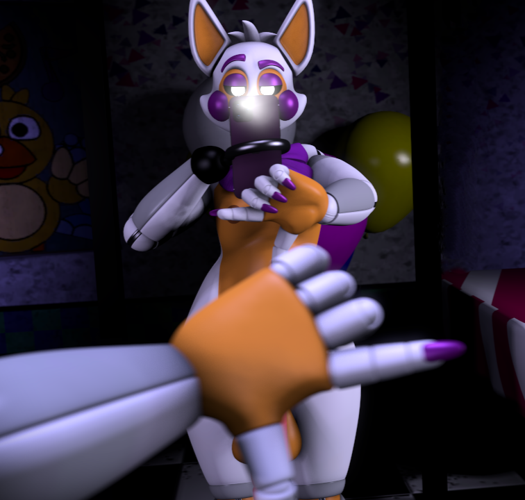 2024 3d_(artwork) animatronic anthro balloon balls bedroom_eyes big_balls black_sclera brown_nipples canid canine cellphone claws digital_media_(artwork) electronics eyebrows five_nights_at_freddy's five_nights_at_freddy's_world fox genitals hair half-closed_eyes hand_over_crotch holding_cellphone holding_object holding_phone hook hook_hand inflatable inside lolbit_(fnaf) lolbit_(male) machine male male_only mammal multicolored_body narrowed_eyes nipples orange_body phone pose poster purple_claws raised_eyebrow robot scottgames seductive selfie sfmmations solo source_filmmaker standing taking_picture taking_selfie thick_thighs two_tone_body white_body white_ears white_eyes white_hair