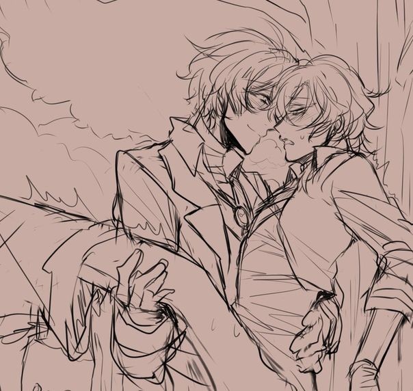 artist request, bungo stray dogs, bungou stray dogs, chuuya nakahara, dazai osamu, gay, male, male only, nakahara chuuya, osamu dazai, tagme, yaoi