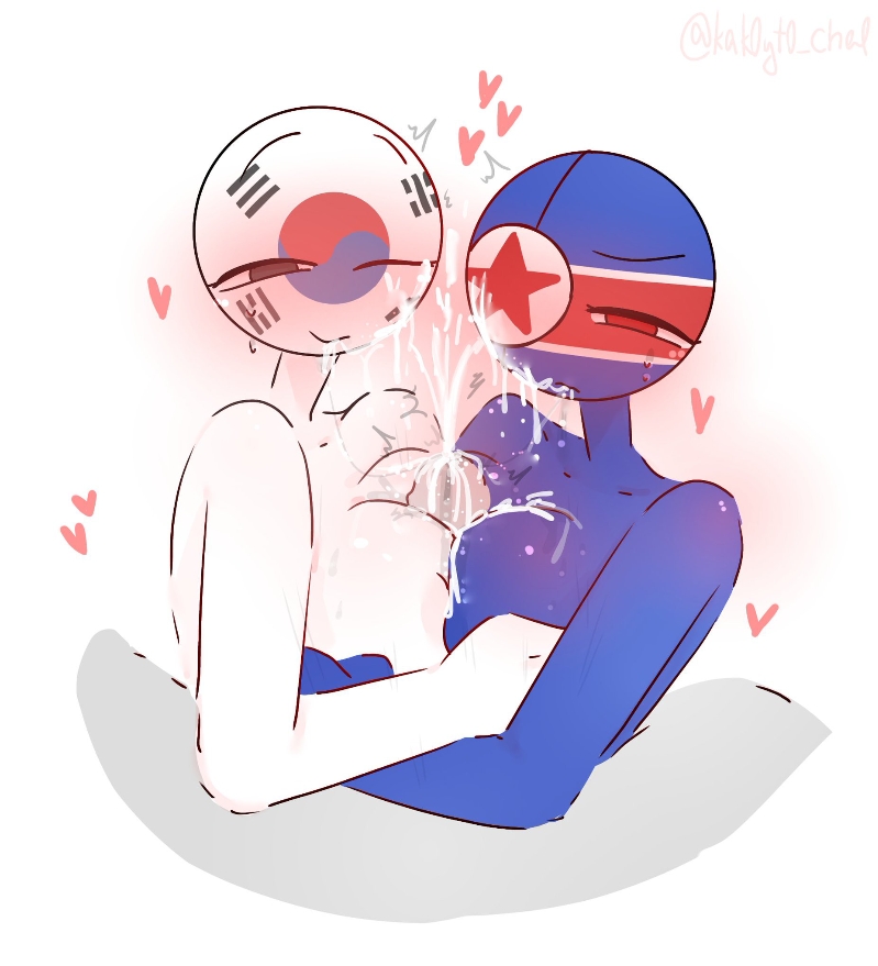 1boy 2girls 3_partners blue_skin countryhumans countryhumans_girl cum_explosion cum_on_face eye_patch incest kak0yt0_chel looking_at_viewer north_korea_(countryhumans) paizuri partners_fucking sister_and_sister south_korea_(countryhumans) united_states_of_america_(countryhumans)