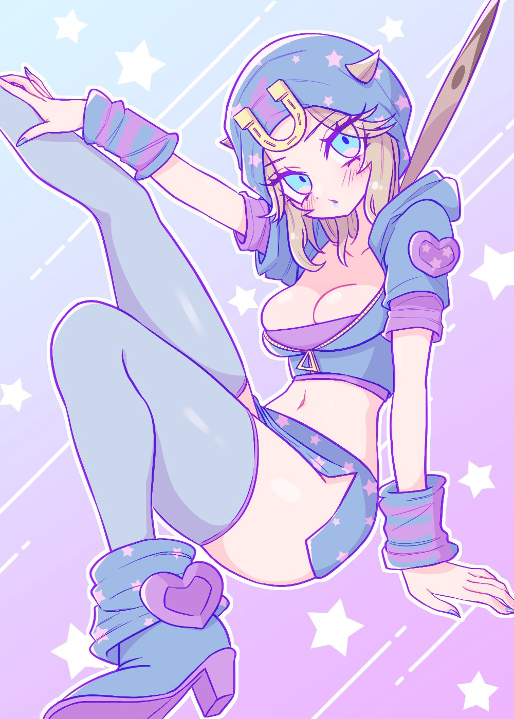 1girls, breasts, female, feminization, genderswap, genderswap (mtf), human, johnny joestar, jojo's bizarre adventure, light skin, light-skinned female, rule 63, shounen jump, steel ball run