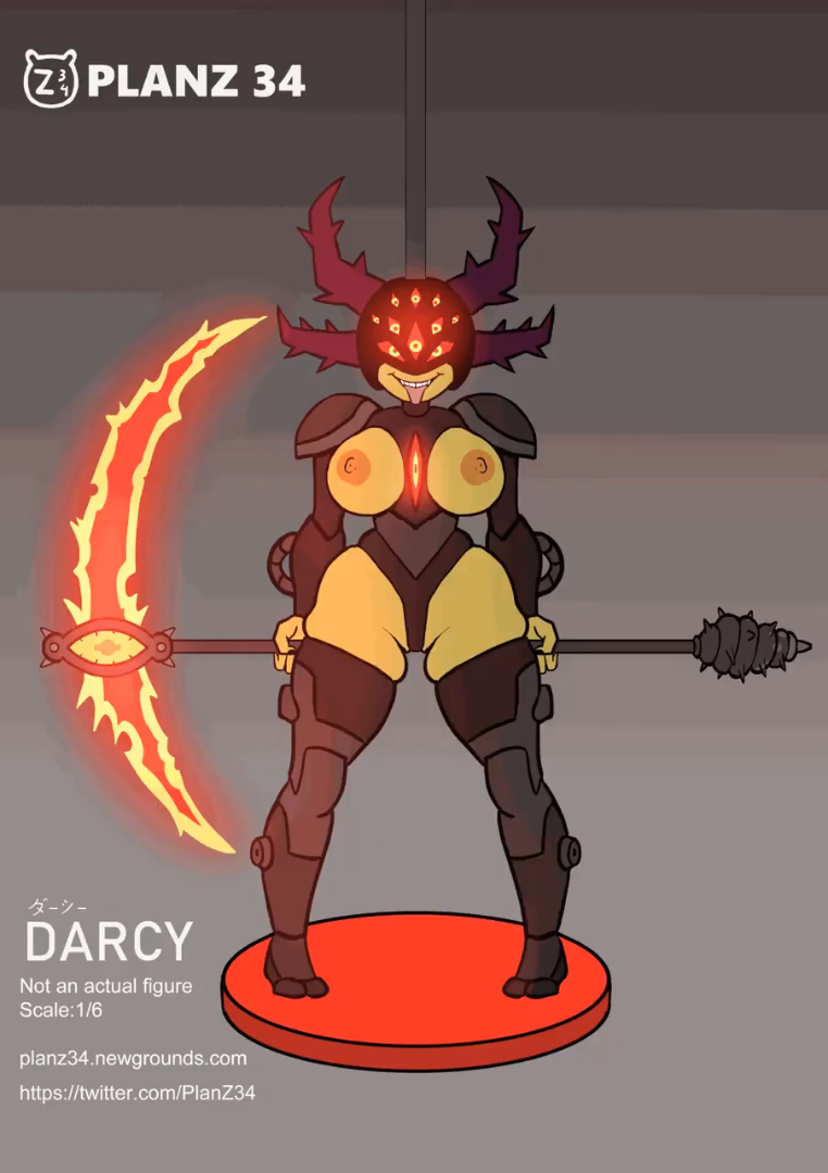 amphibia armor big_breasts bottom_heavy bottomless breasts cable darcy_wu disney disney_xd energy_weapon erect_nipples exposed_breasts female female_only helmet horned_headwear horned_helmet large_breasts marcy_wu multi_eye nipples planz34 screencap screenshot_edit smooth_skin solo sticking_out_tongue text thick_thighs thunder_thighs tongue_out topless