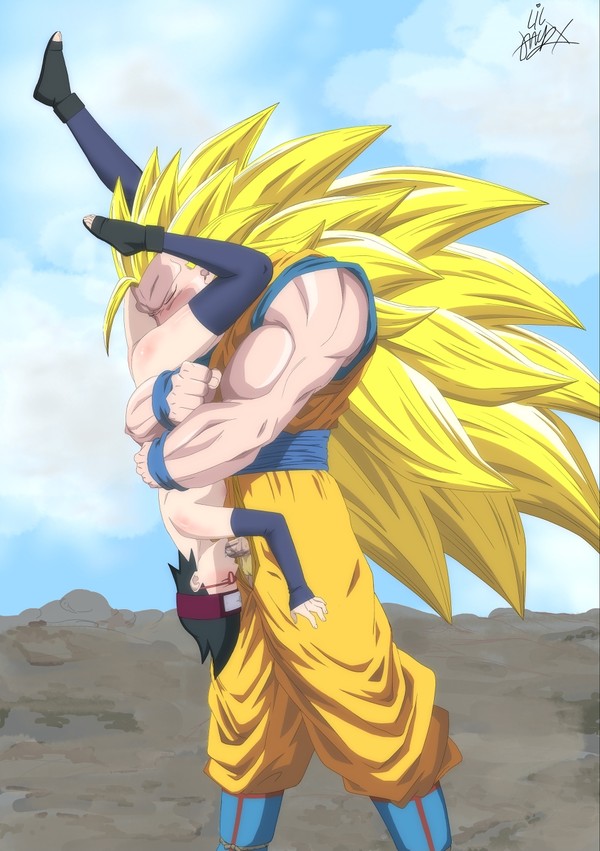 69 69_position blowjob blush boruto:_naruto_next_generations crossover crossover_pairing cute cute_expression deepthroat dragon_ball dragon_ball_super dragon_ball_z eating_pussy goku licking licking_pussy muscular muscular_male naruto ninja petite sarada_uchiha son_goku super_saiyan_3 upside-down