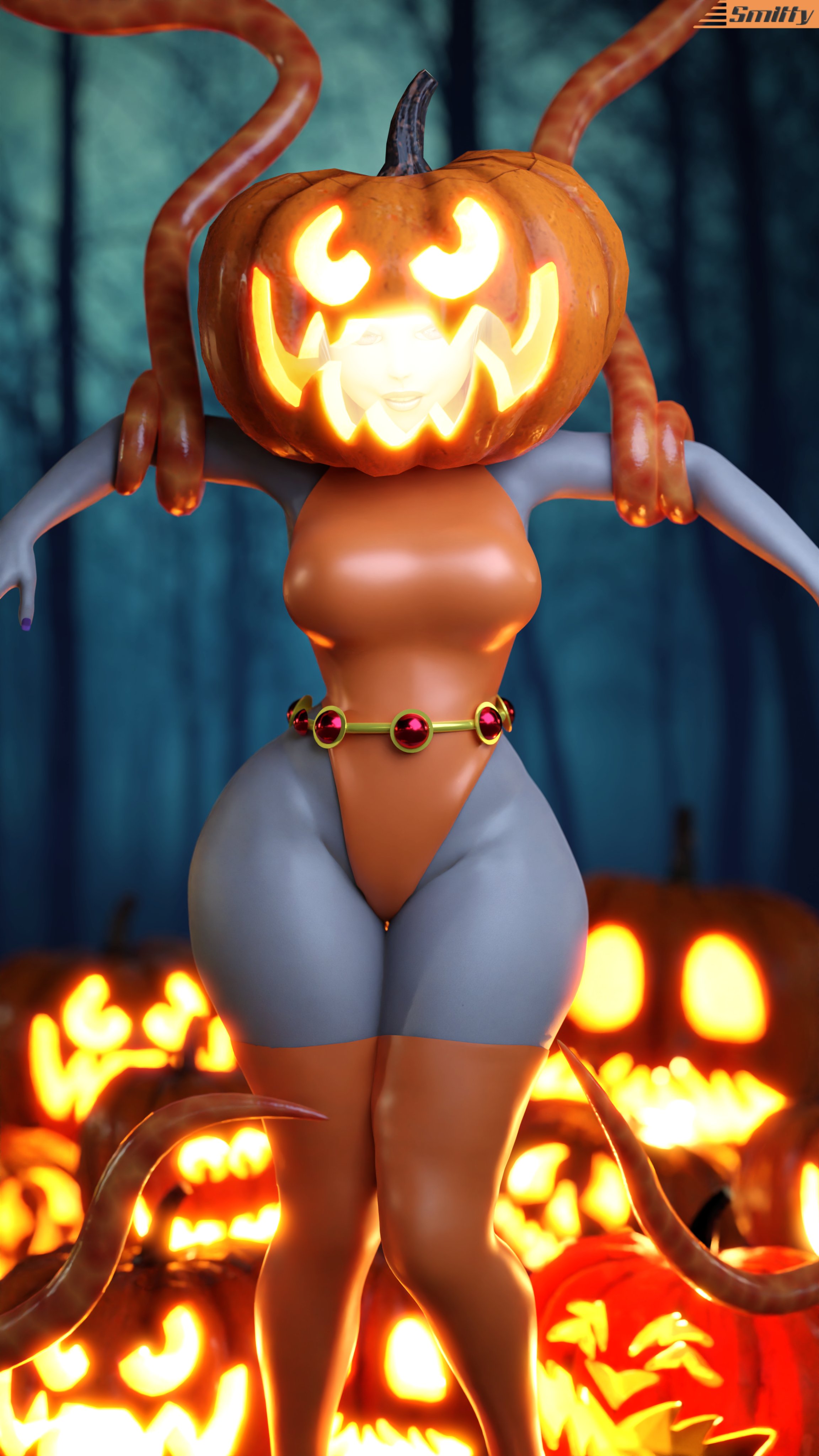 1girls, 3d, 3d (artwork), dc, dc comics, female, leotard, raven (dc), smitty34, teen titans, tentacle, thick thighs, tight clothing