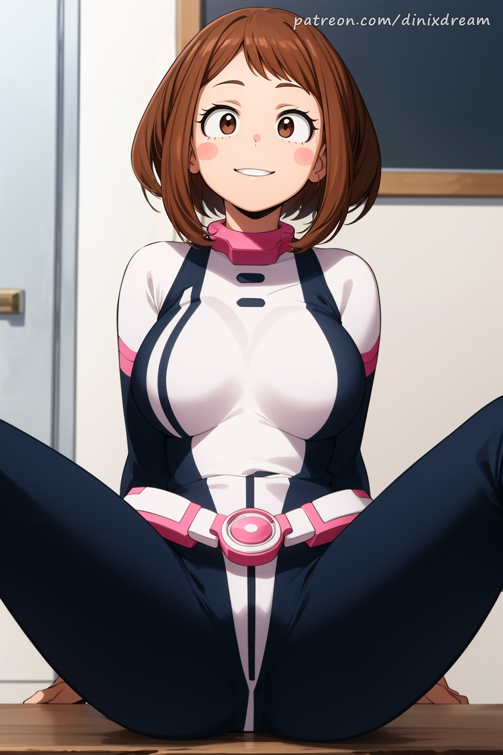 1girls, 2d, ai generated, ass, athletic, athletic female, bare shoulders, belly, big ass, big breasts, blush, bob cut, bodysuit, boku no hero academia, breasts, brown eyes, brown hair, cameltoe, chest, completely nude, curvy, curvy figure, cute, cute face, dark hair, detailed, dinixdream, eyelashes, eyeshadow, female, female only, fit, fit female, focus, fringe, high quality, legs, light skin, light-skinned female, lips, lipstick, looking at viewer, makeup, mascara, mature, medium hair, midriff, my hero academia, naked, navel, nude, nude female, ochako uraraka, pale skin, pale-skinned female, patreon, patreon username, petite, pool, poolside, posing, pussy, seductive, seductive look, slim, stable diffusion, standing, tagme, teenager, thick ass, thick butt, thick thighs, thighs, uraraka ochako, wide hips, young, younger female