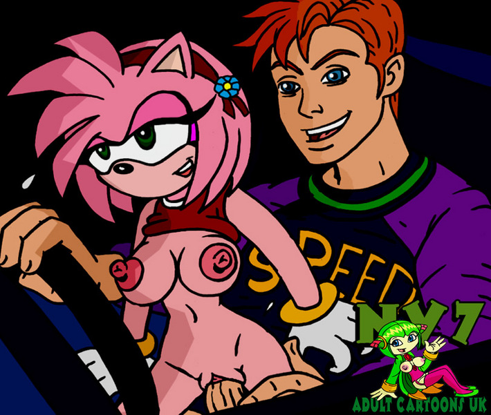 amy_rose anthro car color female fur furry green_eyes hedgehog human interspecies male mammal nev nude pink_fur pink_hair sam_speed sex short_hair sonic_(series) sonic_x straight uncensored vaginal_penetration