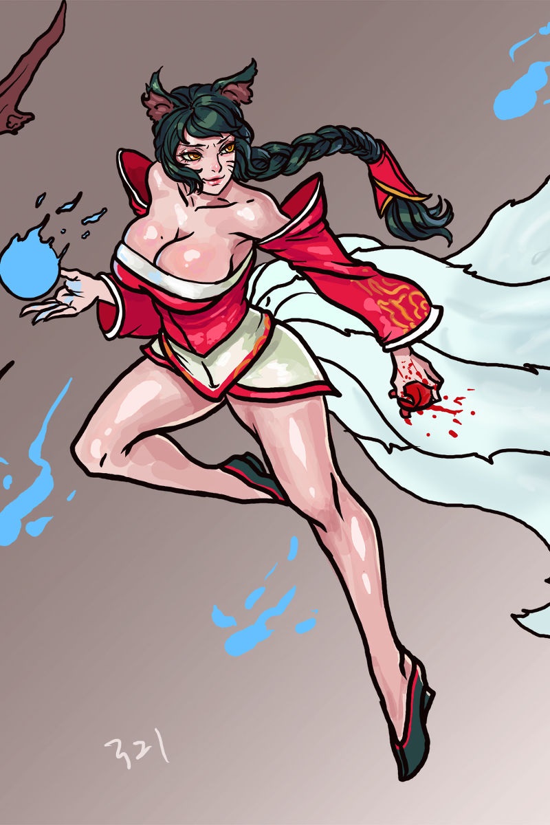 breasts female girl league_of_legends samiri