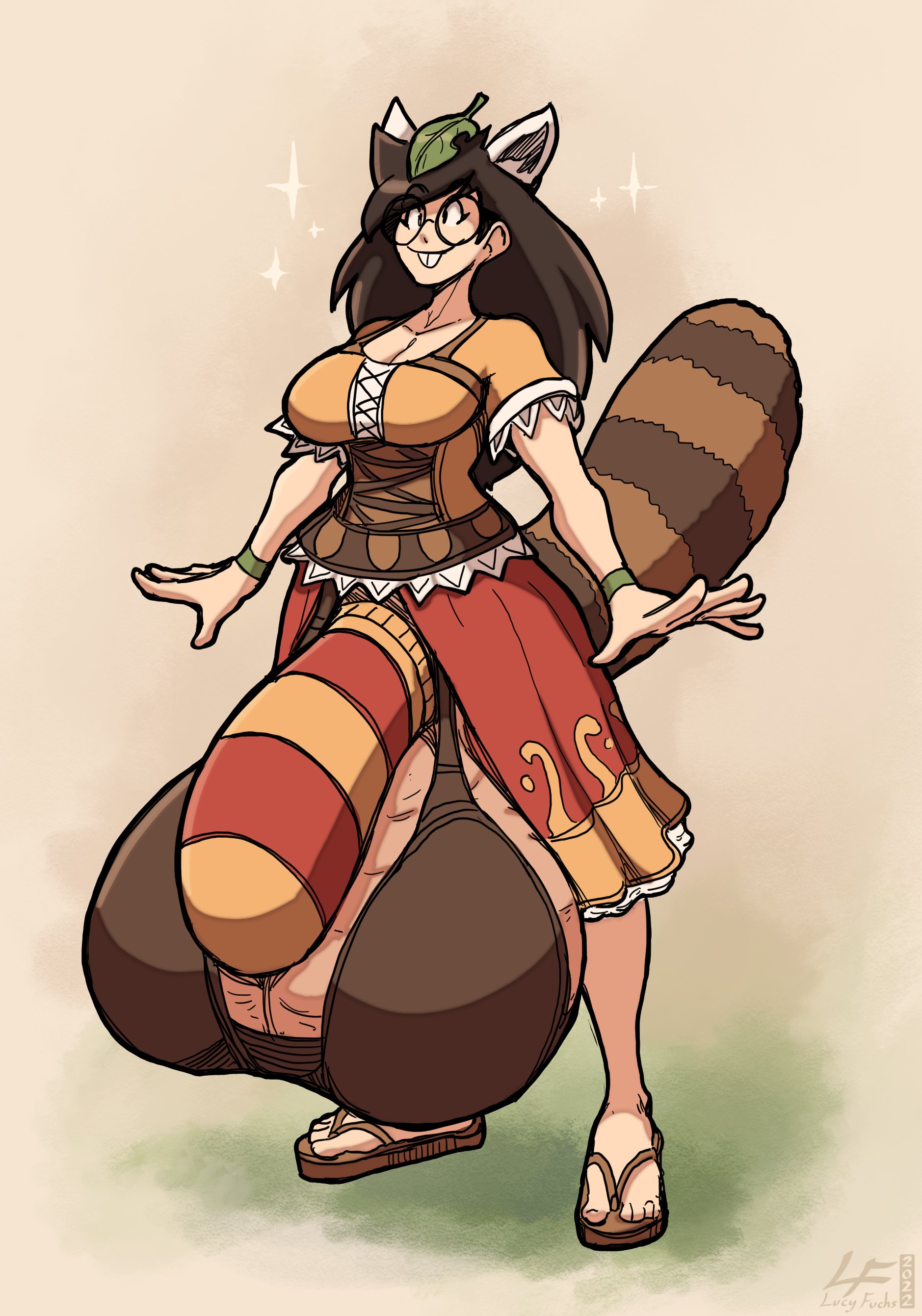 1futa, animal ears, balls, balls bigger than breasts, balls bigger than head, balls bigger than torso, balls bra, big balls, big breasts, big cock, big testicles, black hair, breasts, clothed, clothing, cock, dickgirl, female, flaccid, futa only, futanari, gigantic balls, gigantic testicles, glasses, homestuck, huge balls, huge cock, huge testicles, humanoid, humanoid penis, hyper, hyper balls, hyper penis, intersex, jade harley, kemonomimi, large balls, large cock, large penis, large testicles, light skin, light-skinned futa, long hair, lucy fuchs, mamizou futatsuiwa (cosplay), massive balls, massive cock, massive penis, mostly clothed, penis, solo, standing, tanuki balls, tanuki girl, tanuki humanoid, tanuki tail, testicles, touhou