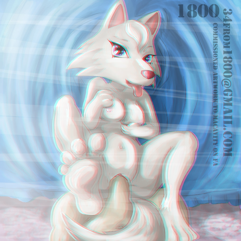 1800 3d 3d_anaglyph anaglyph animal_crossing anthro blue_eyes breasts canine duo female looking_at_viewer male mammal medium_breasts nintendo nipples nude paws pussy straight_hair tongue tongue_out uncensored vaginal_penetration white_fur whitney_(animal_crossing) wolf