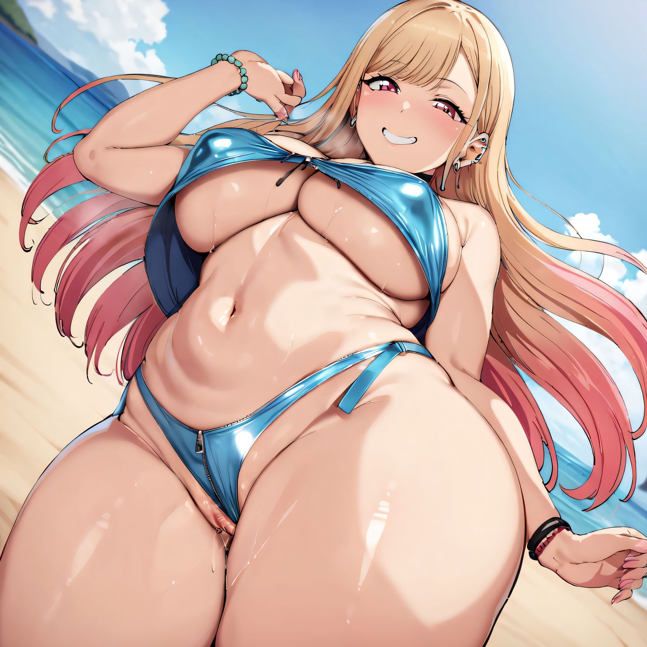 1girls, ai generated, alternate breast size, big breasts, bikini, breasts, busty, curvaceous, curvy, curvy body, curvy female, curvy figure, female, huge breasts, kitagawa marin, large breasts, nipples, sono bisque doll wa koi wo suru, sweat, sweating, sweaty, sweaty body, sweaty breasts, thick thighs, thighs, venus body, voluptuous