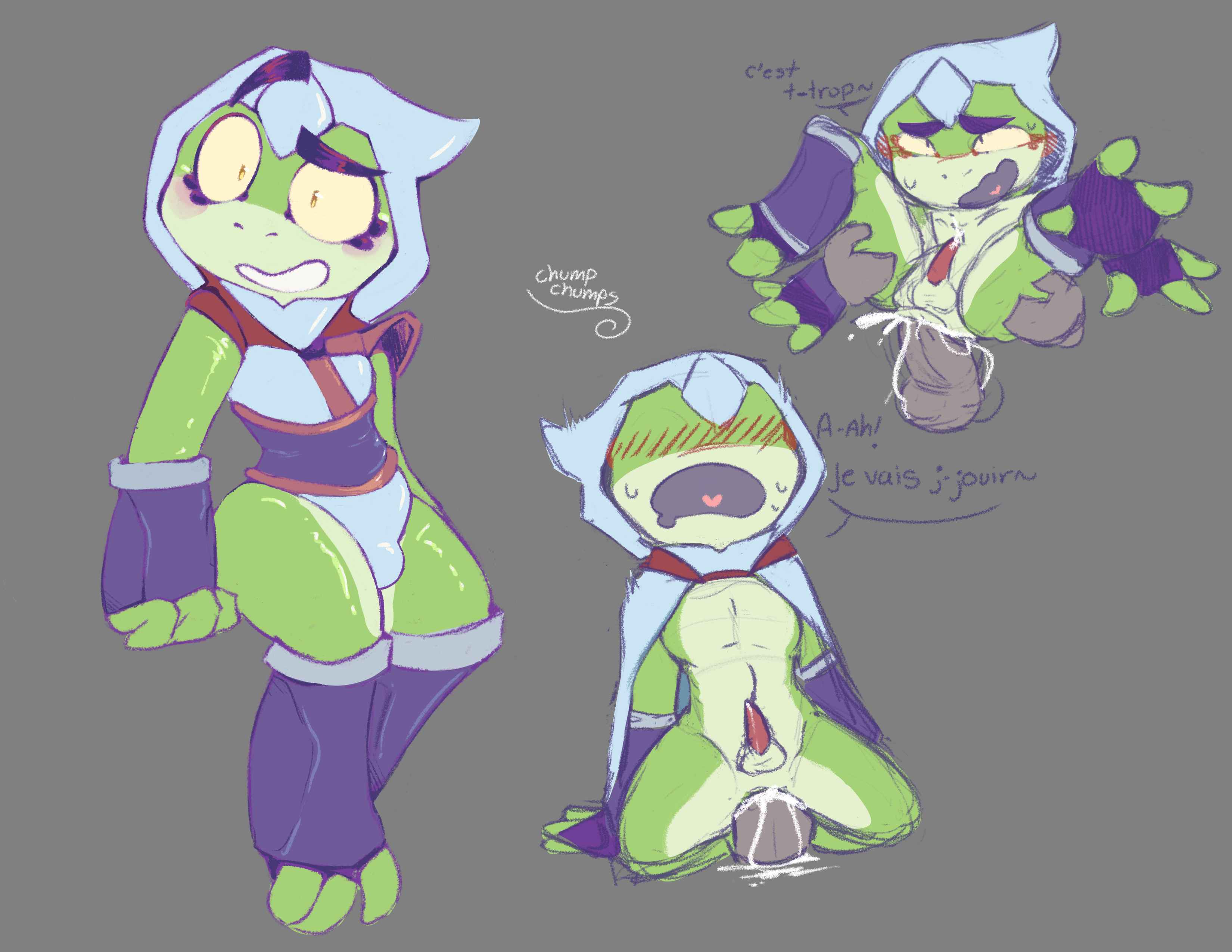 anthro, bullfrog (captain laserhawk), captain laserhawk: a blood dragon remix, male, smaller anthro, smaller male