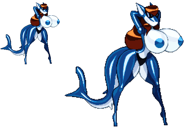 casetermk disney dollification female huge_ass huge_breasts knick_knack navel permanent_smile pixar pixel_art shark shark_girl sunglasses sunnification thick_thighs transformation transparent_background wide_hips