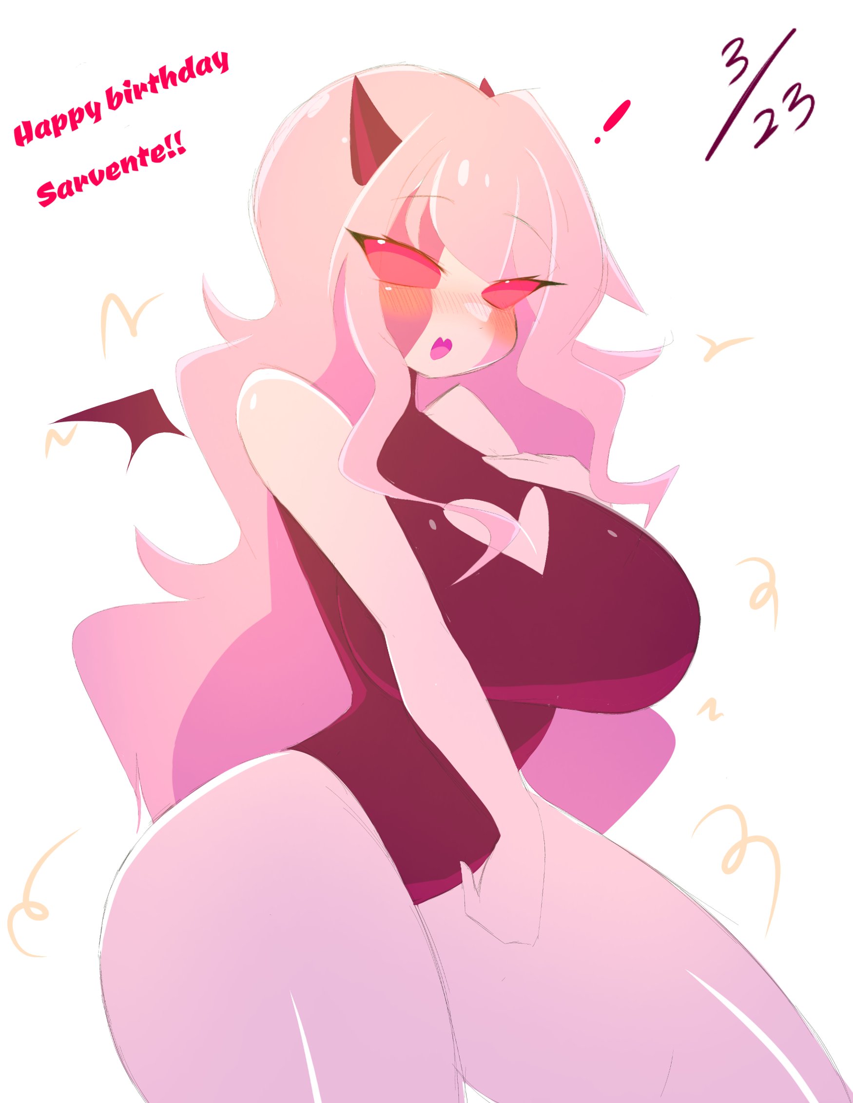 ass, big ass, big breasts, boob window, breasts, clothed, demon, demon girl, female, female only, friday night funkin, no underwear, sarvente (dokki.doodlez), sideass, succubus, sunrisenew