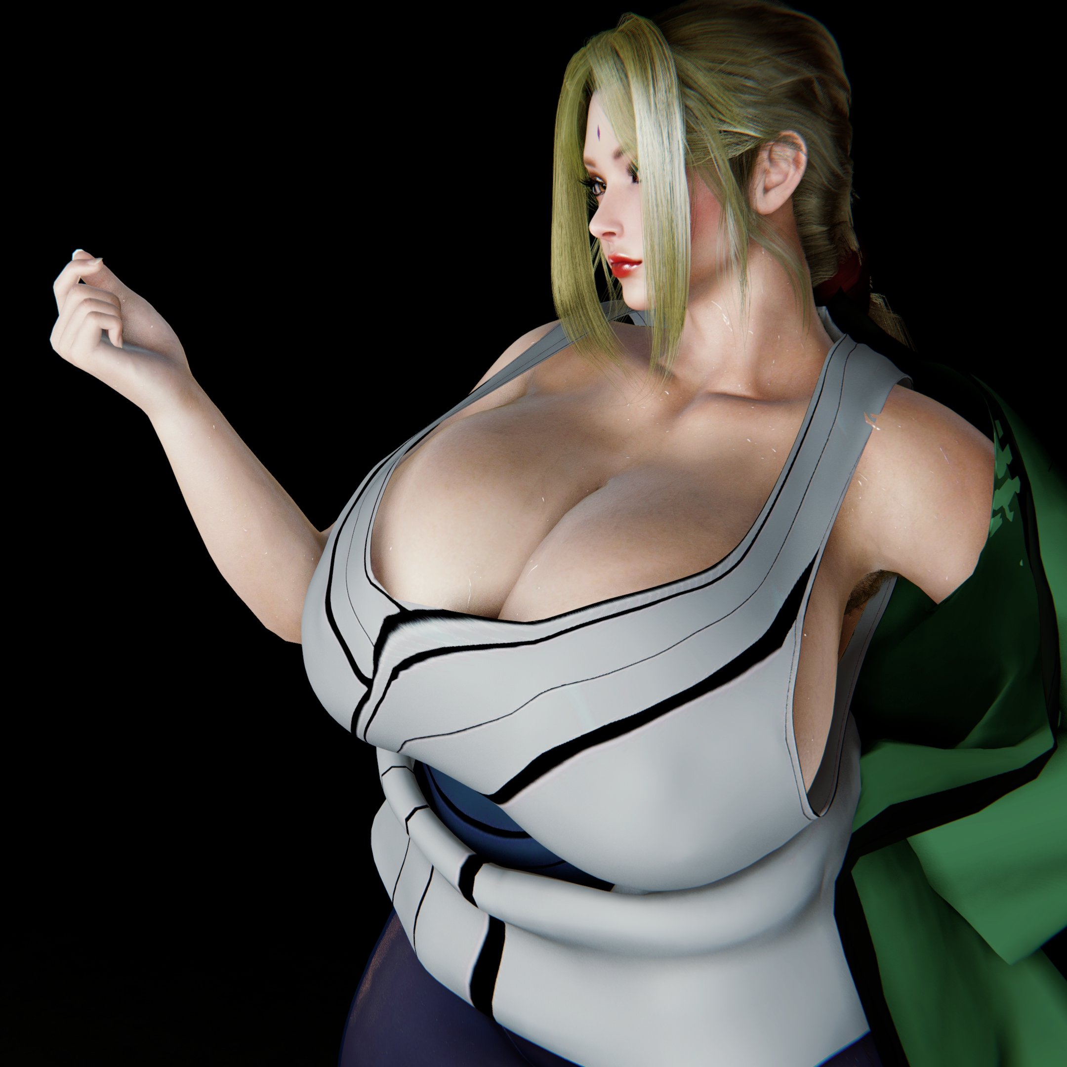 16:9, 1girls, 3d, 4k, ass, big breasts, black eyeshadow, blonde hair, breasts, busty, eye contact, female, hourglass figure, huge breasts, large ass, large breasts, light skin, light-skinned female, long breasts, looking at viewer, love handles, mascara, mature female, naruto, naruto (series), pose, posing, pov, red lipstick, seductive, seductive eyes, shirt, tagme, thethiccart, thick thighs, thighs, tsunade, virtamate, voluptuous, white skin, wide hips