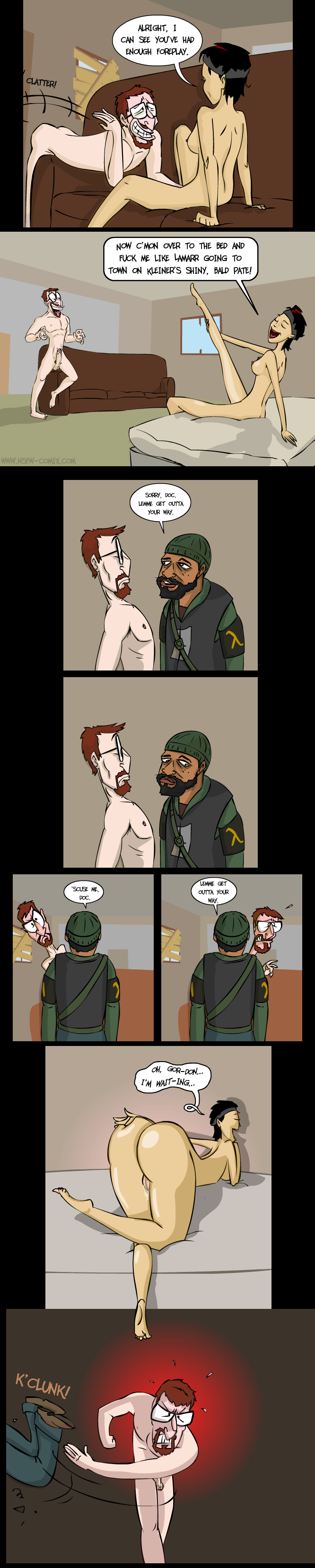 alyx_vance comic cybersp0nge female gordon_freeman half-life half-life_2 male nsfwcomix