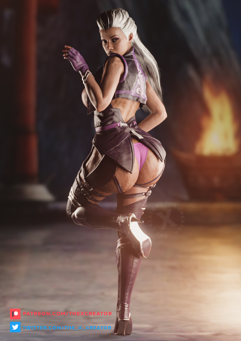 1girls, 3d, absurd res, absurdres, ass, big ass, big breasts, breasts, bubble ass, bubble butt, female, female focus, female only, full body, high heel boots, high heels, large ass, large breasts, light skin, light-skinned female, milf, mortal kombat, mortal kombat 11, multicolored hair, nails painted, patreon username, royalty, sindel, solo, solo female, standing, stockings, the x creator, thick thighs, thong, twitter username, two-tone hair, voluptuous, voluptuous female, wide hips
