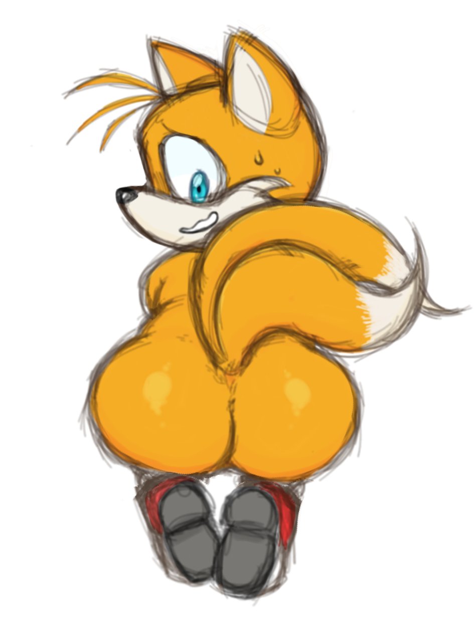 ass canid canine filthyopossum fox hi_res male mammal sega solo sonic_(series) sonic_the_hedgehog_(series) tails