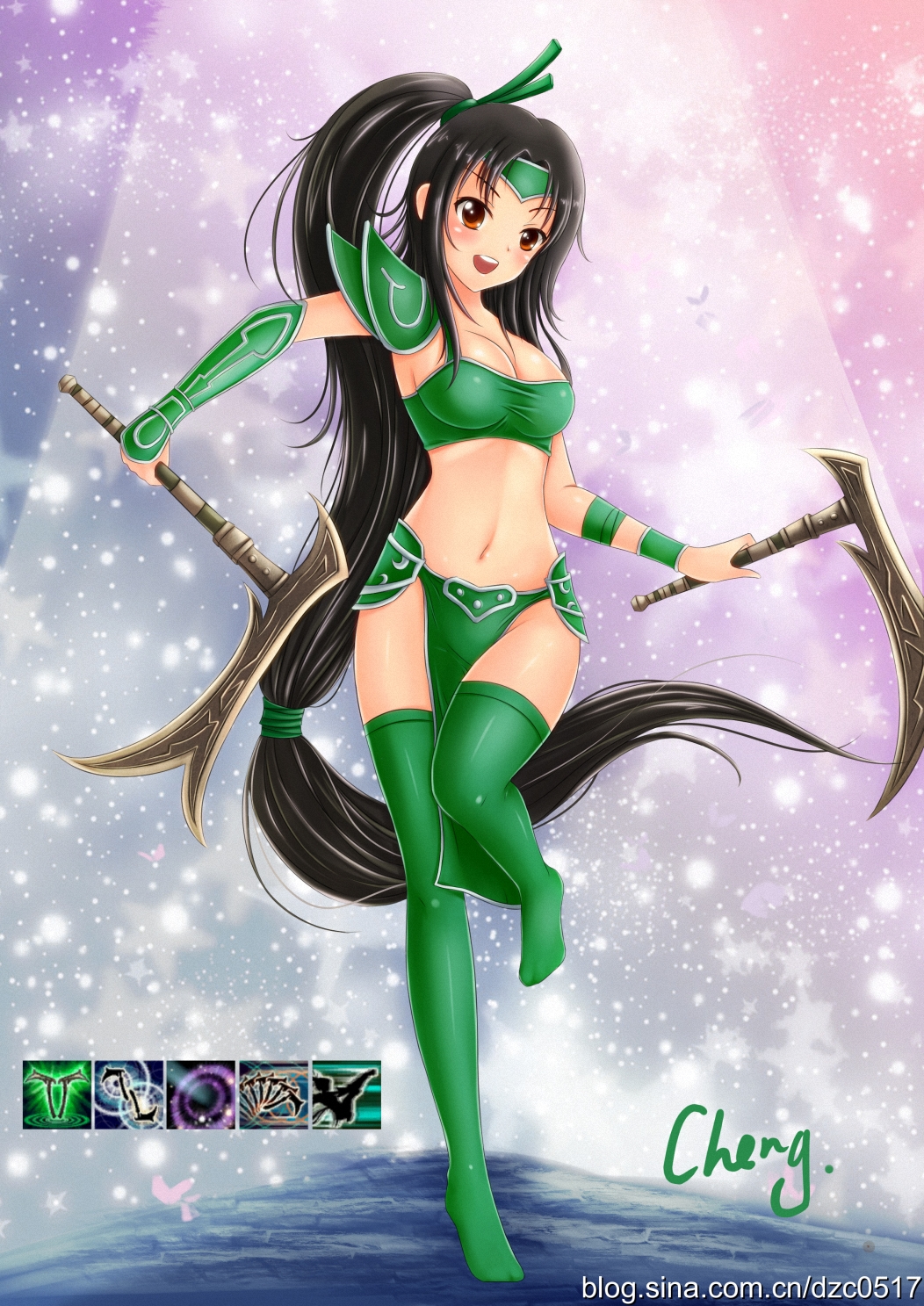 akali_jhomen_tethi cheng girl league_of_legends sina tagme