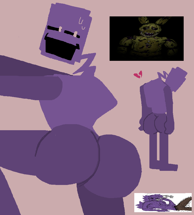 1boy ass big_ass big_butt broken_heart bubble_butt butt dave_miller_(dayshift_at_freddy's) davetrap dayshift_at_freddy's depixelization dsaf everyone_is_so_mean_2_me fat_ass fat_butt fnaf_fangame heart huge_ass huge_butt looking_back male male_only meme mixanprixa non-human purple_skin solo sweat thick_ass thick_butt toony