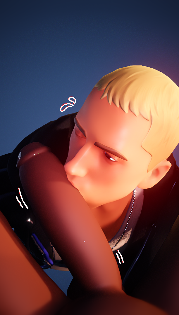 2boys 3d 3d_(artwork) big_penis blender_(software) blender_eevee blowjob clothed_male_nude_male dark_skin eminem eminem_(fortnite) fortnite gay hairless hairless_penis kissing_penis male male_focus male_only male_sucking oral shaved sordelito sucking_penis tagme video_games yaoi